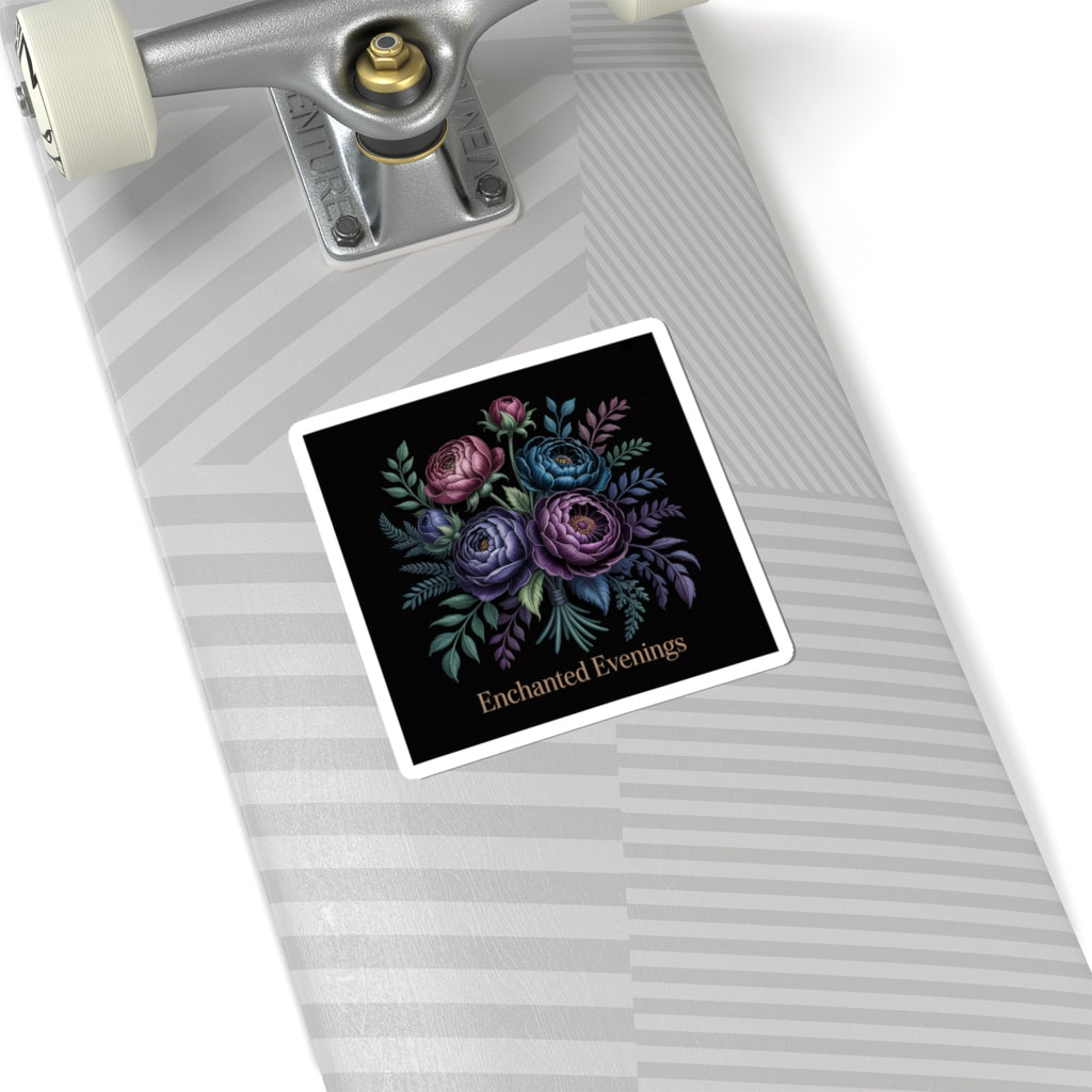 Moody Rose Bouquet Sticker | Dark Floral, Gothic Midnight Bloom