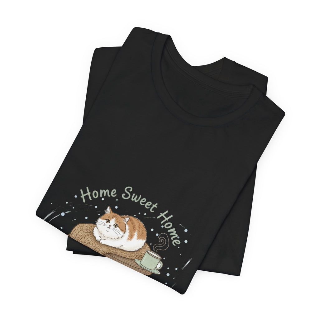 Home Sweet Homebody Tee | cozy winter shirt, book lover design