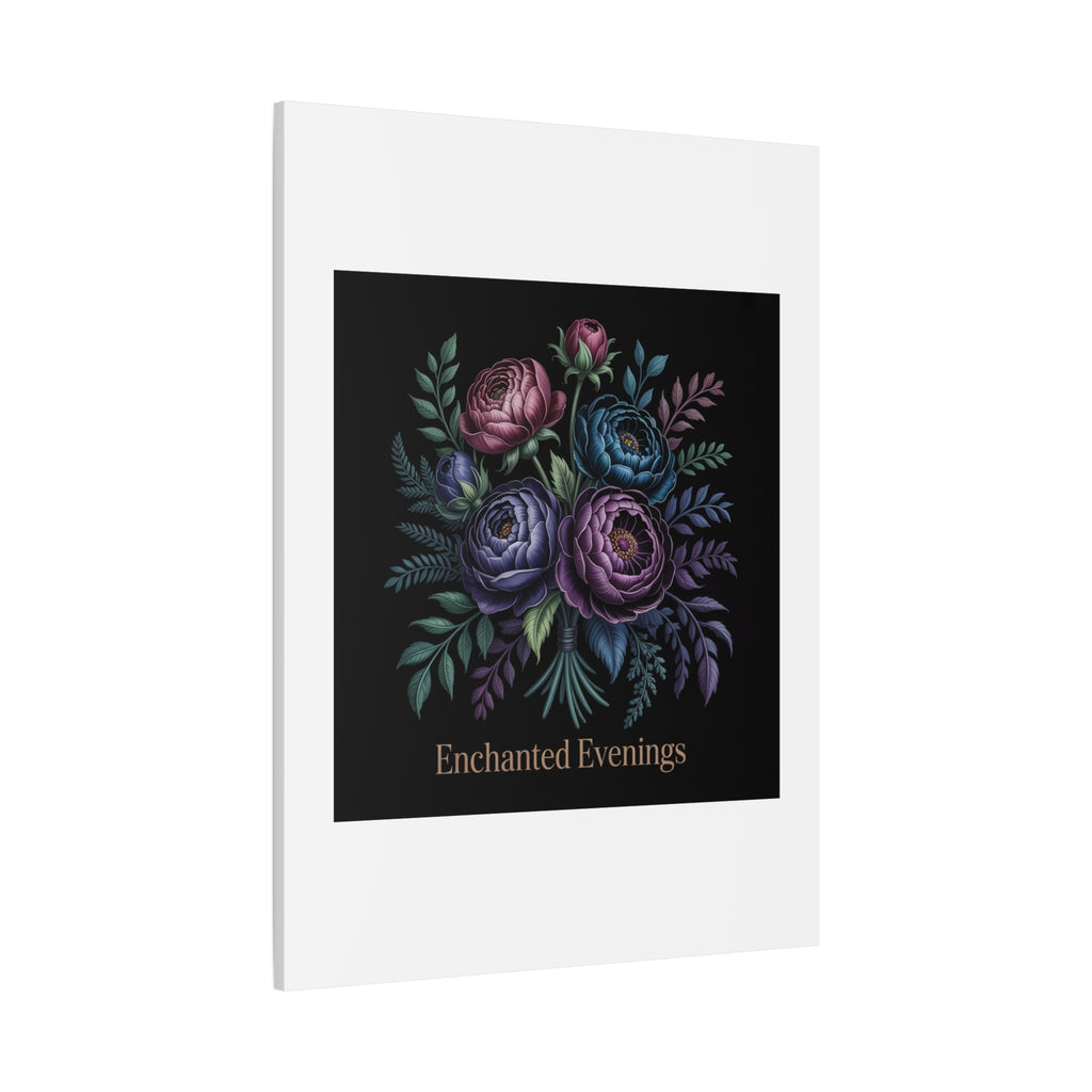 Moody Rose Bouquet Canvas | Matte Stretched Wall Art