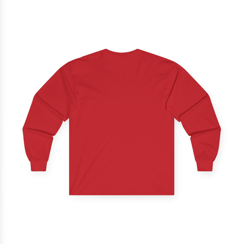 Long Sleeve Tee — Pink Heart Bow Graphic for Valentine's Day & Gifts