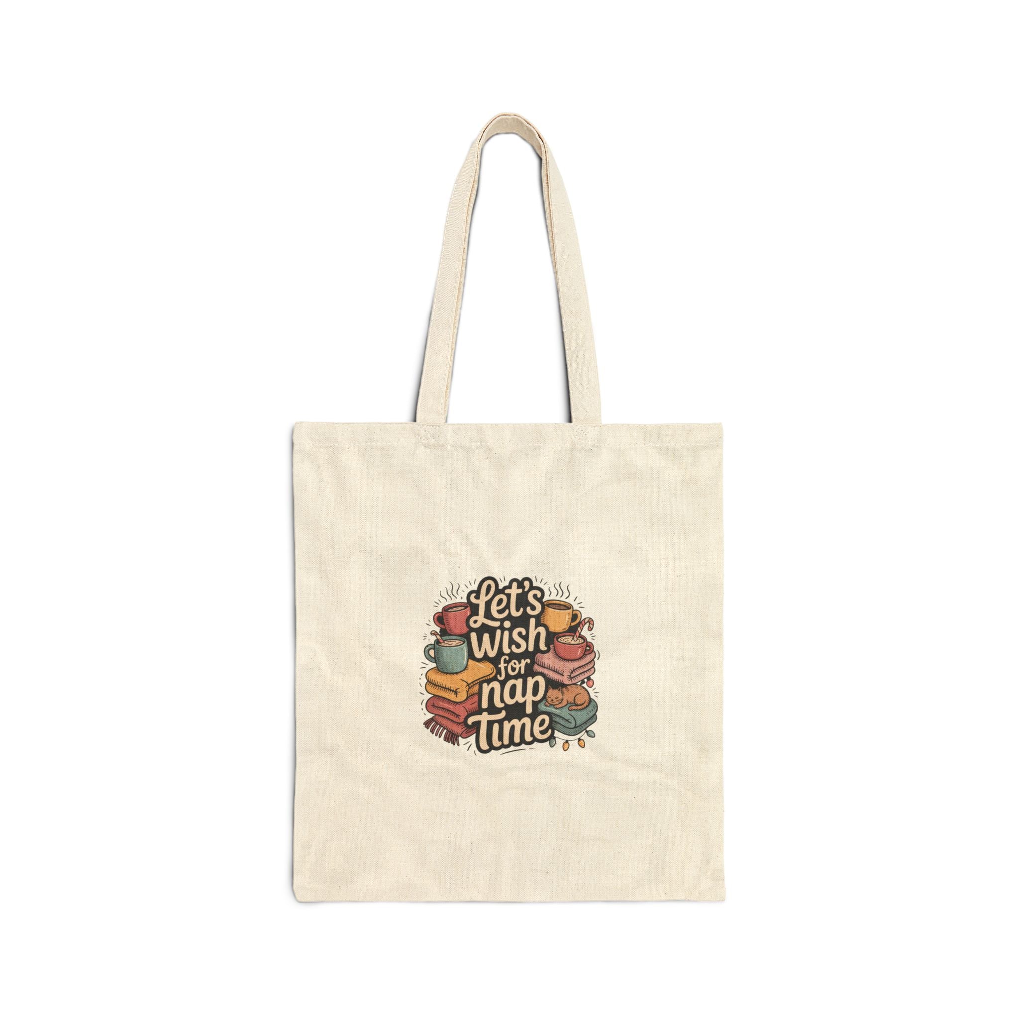 “Let’s Wish for Nap Time” Tote | Holiday Burnout, Introvert Humor