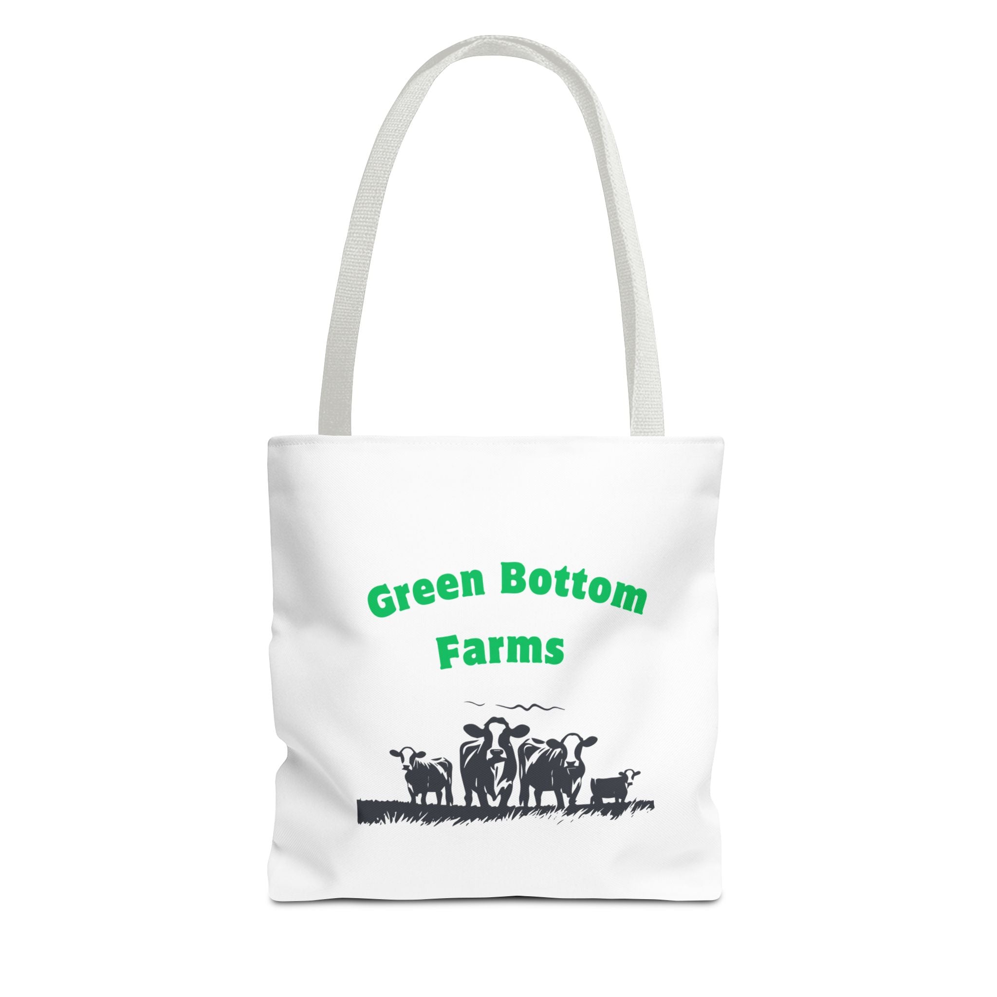 Farm-Themed Tote Bag, Eco-Friendly Shopping Bag, Green Bottom Farms, Gift for Farmers, Barnyard Animals