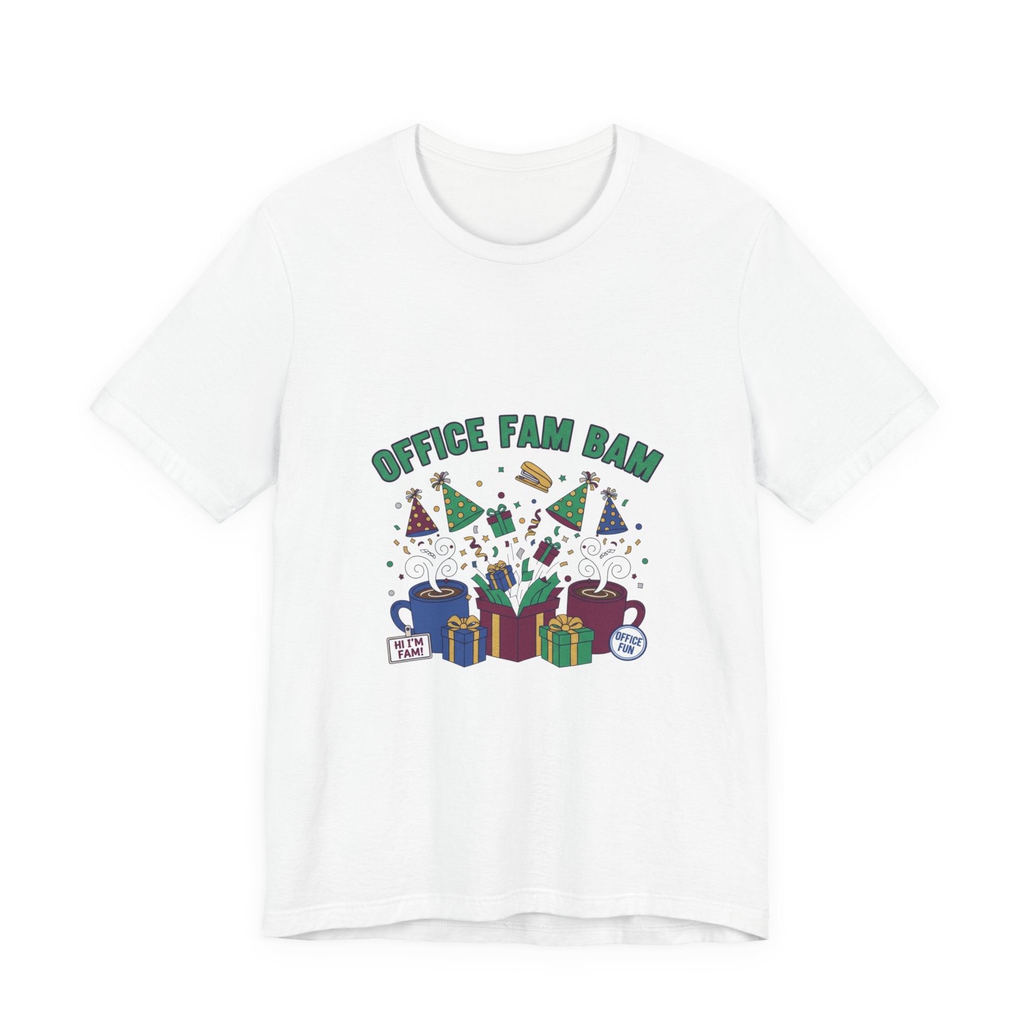 Office Fam Ban Tee | Secret Santa shirt, corporate holiday party humor