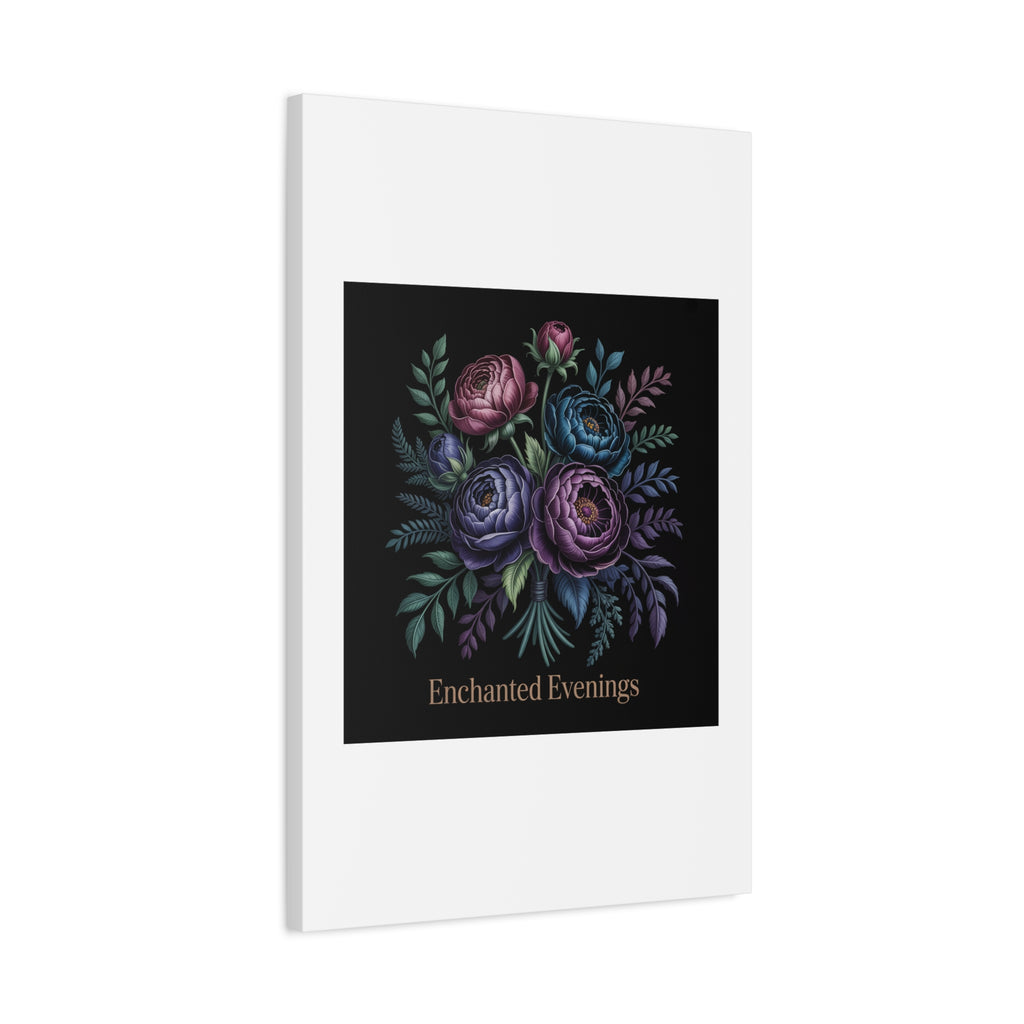 Moody Rose Bouquet Canvas | Matte Stretched Wall Art