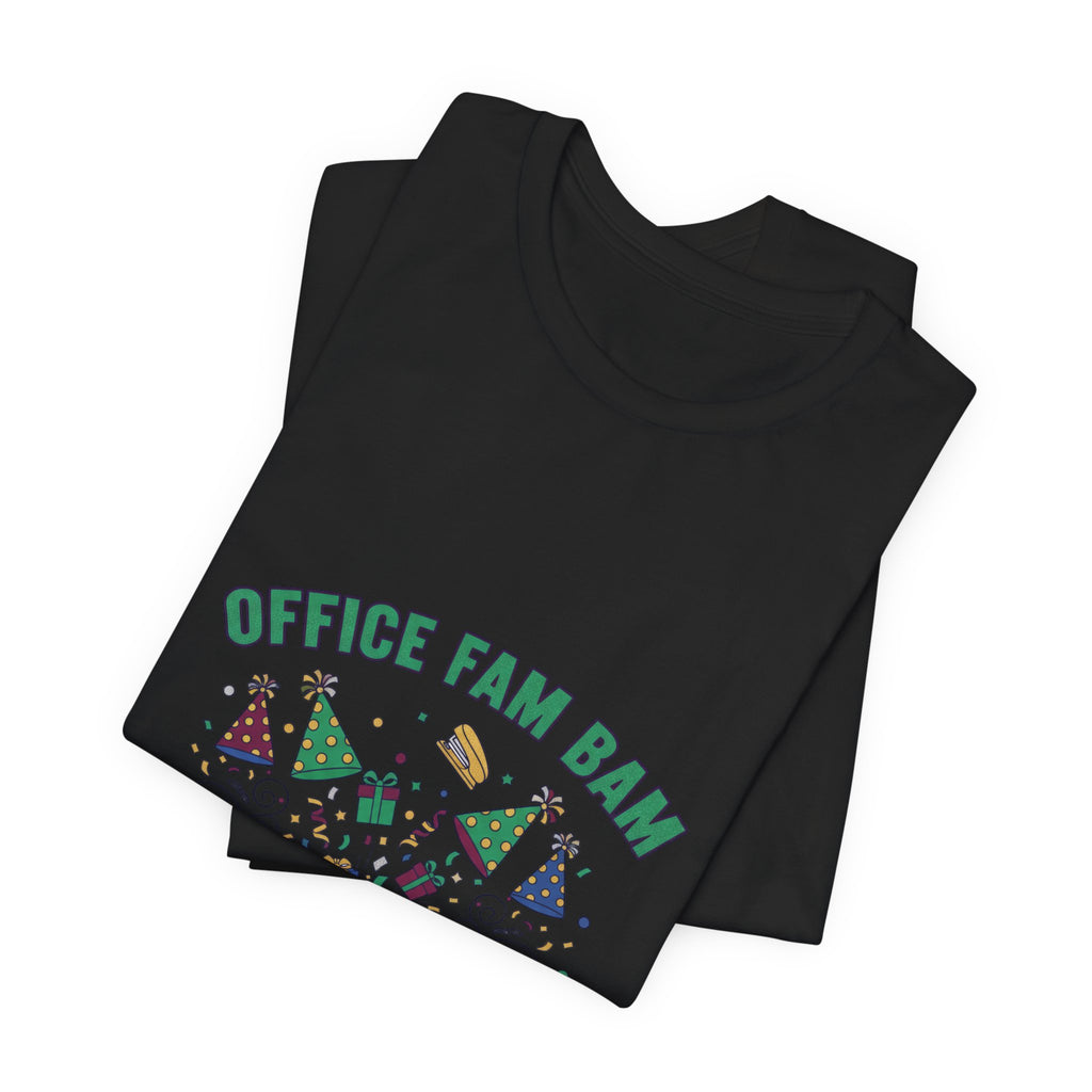 Office Fam Ban Tee | Secret Santa shirt, corporate holiday party humor