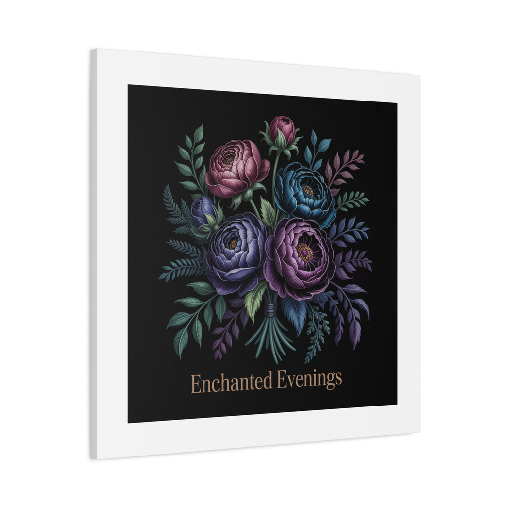 Moody Rose Bouquet Canvas | Matte Stretched Wall Art