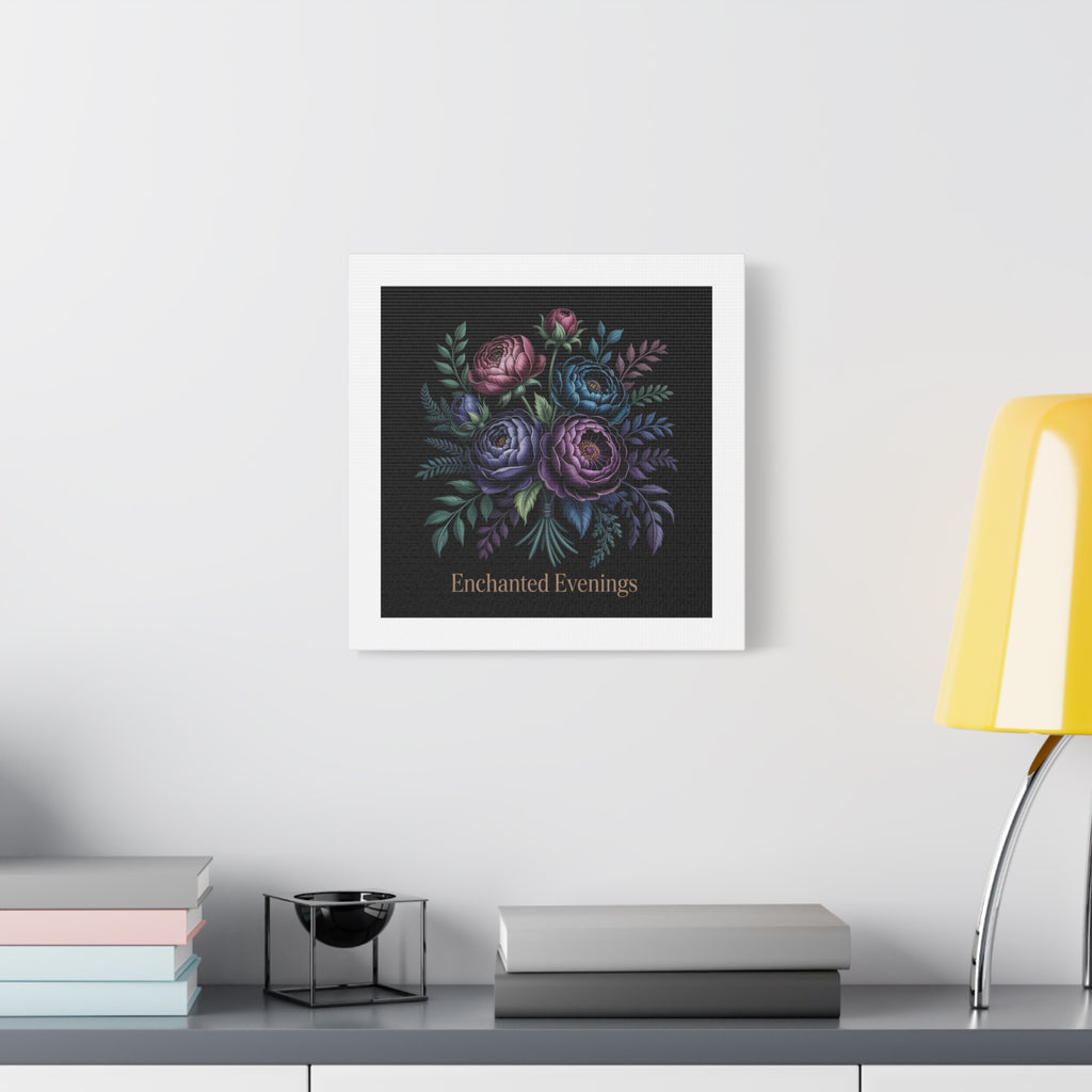 Moody Rose Bouquet Canvas | Matte Stretched Wall Art