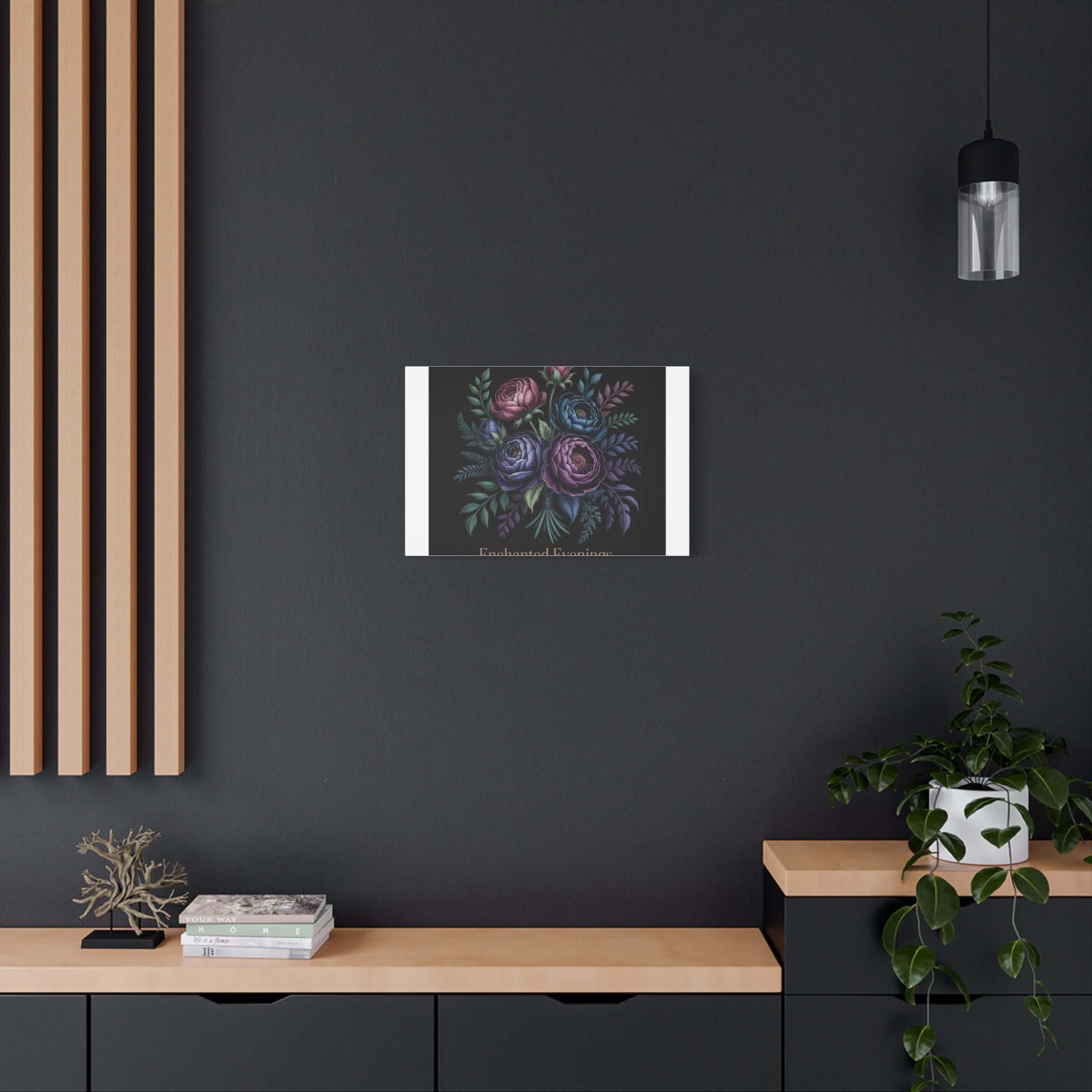 Moody Rose Bouquet Canvas | Matte Stretched Wall Art