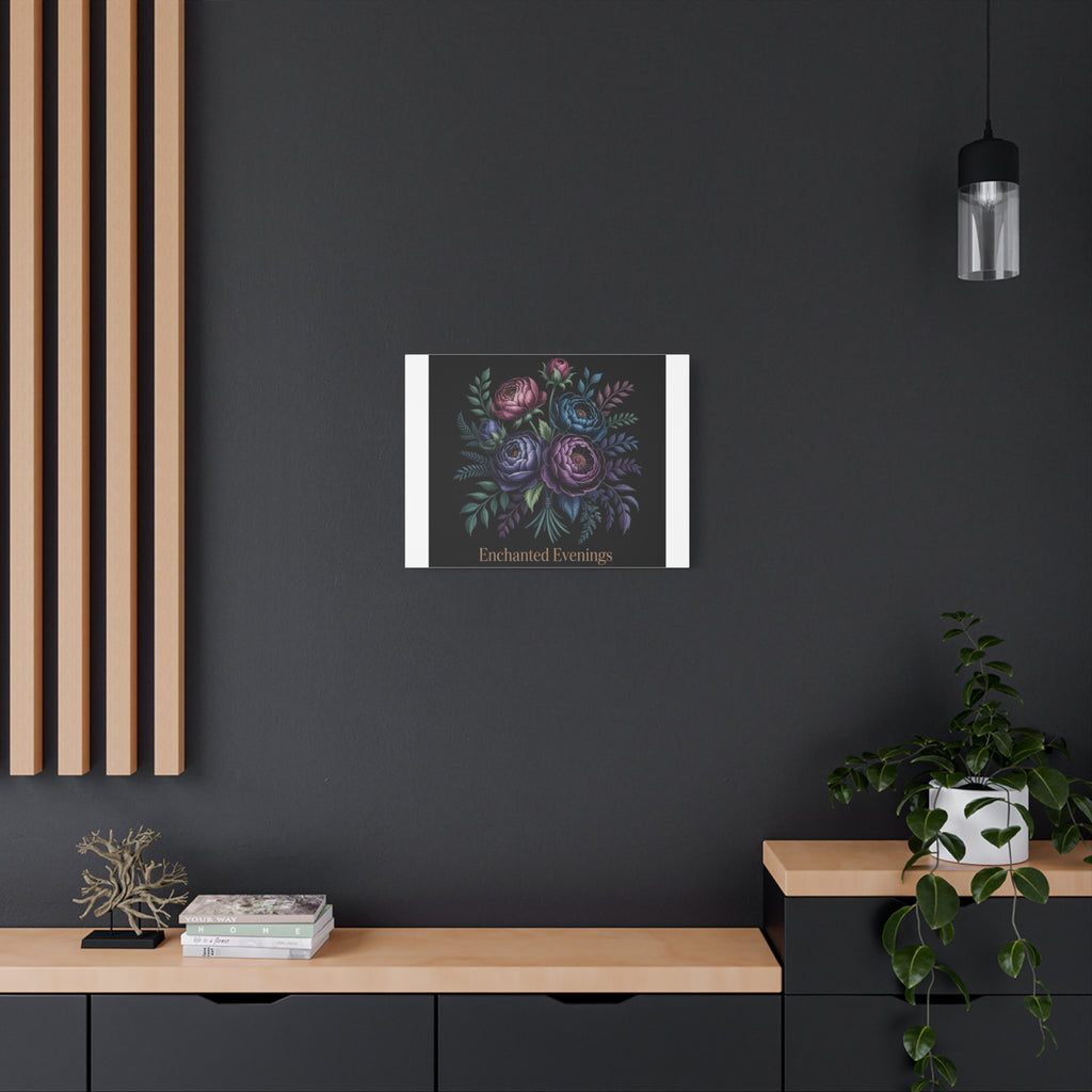 Moody Rose Bouquet Canvas | Matte Stretched Wall Art
