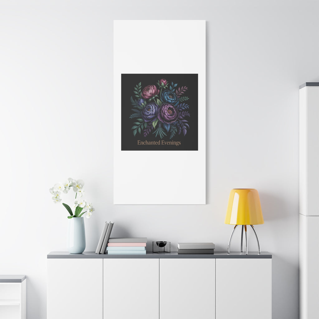 Moody Rose Bouquet Canvas | Matte Stretched Wall Art