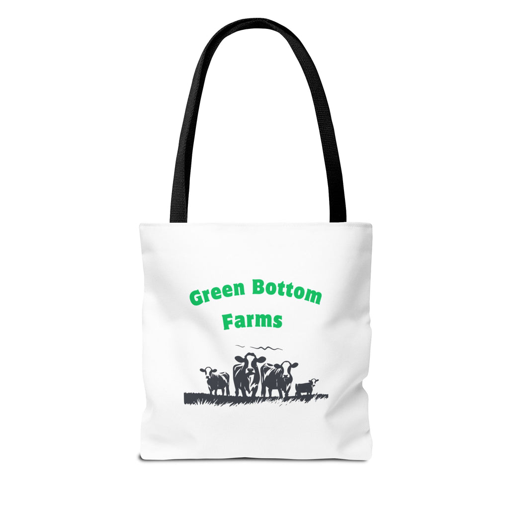 Farm-Themed Tote Bag, Eco-Friendly Shopping Bag, Green Bottom Farms, Gift for Farmers, Barnyard Animals