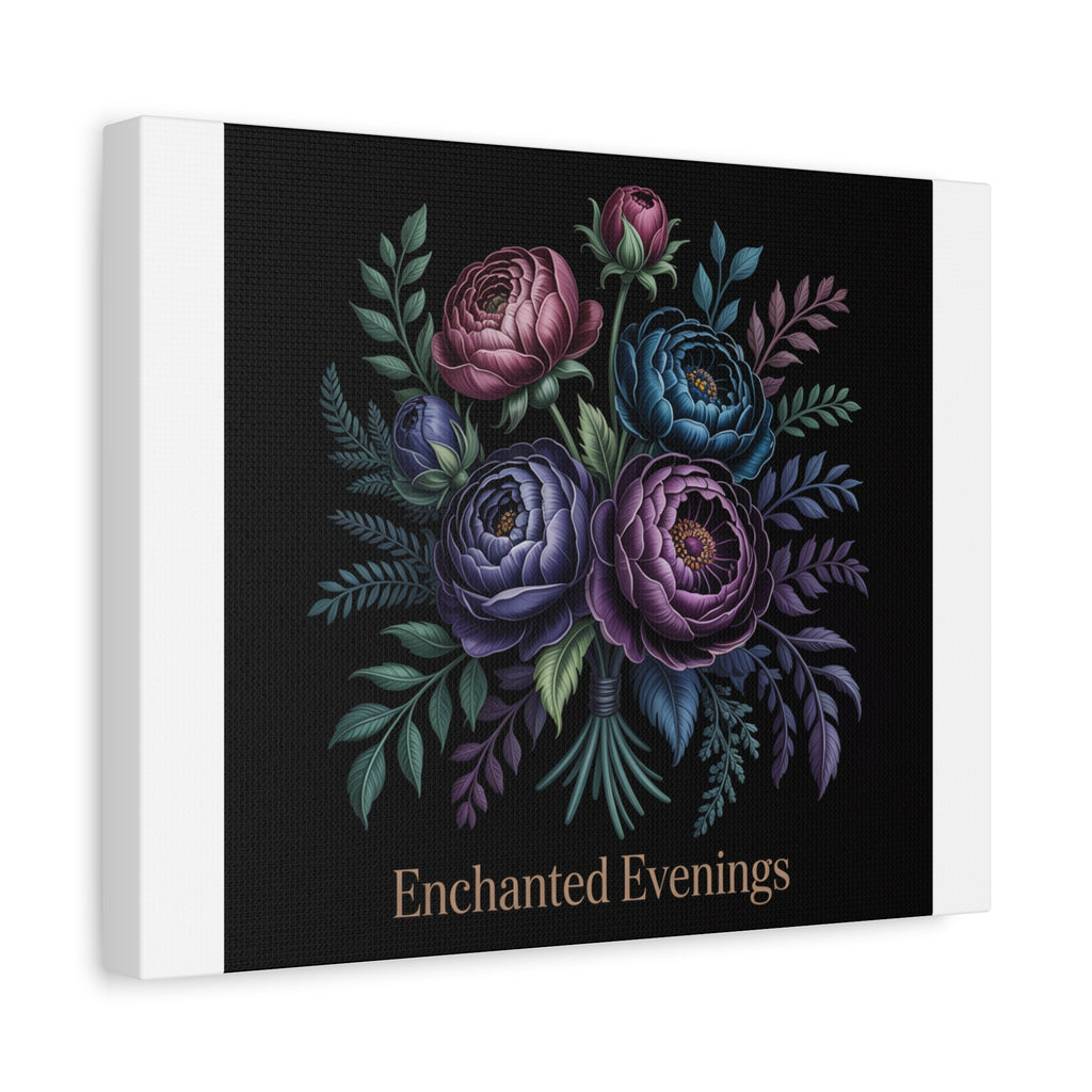 Moody Rose Bouquet Canvas | Matte Stretched Wall Art