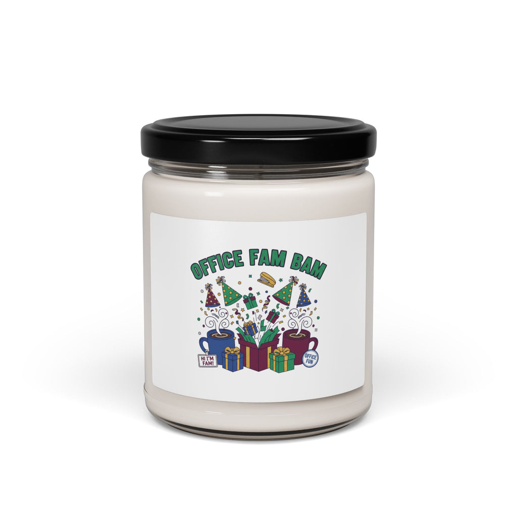 Office Fam Bah Candle | Festive Office Party | Secret Santa Humor Soy Candle