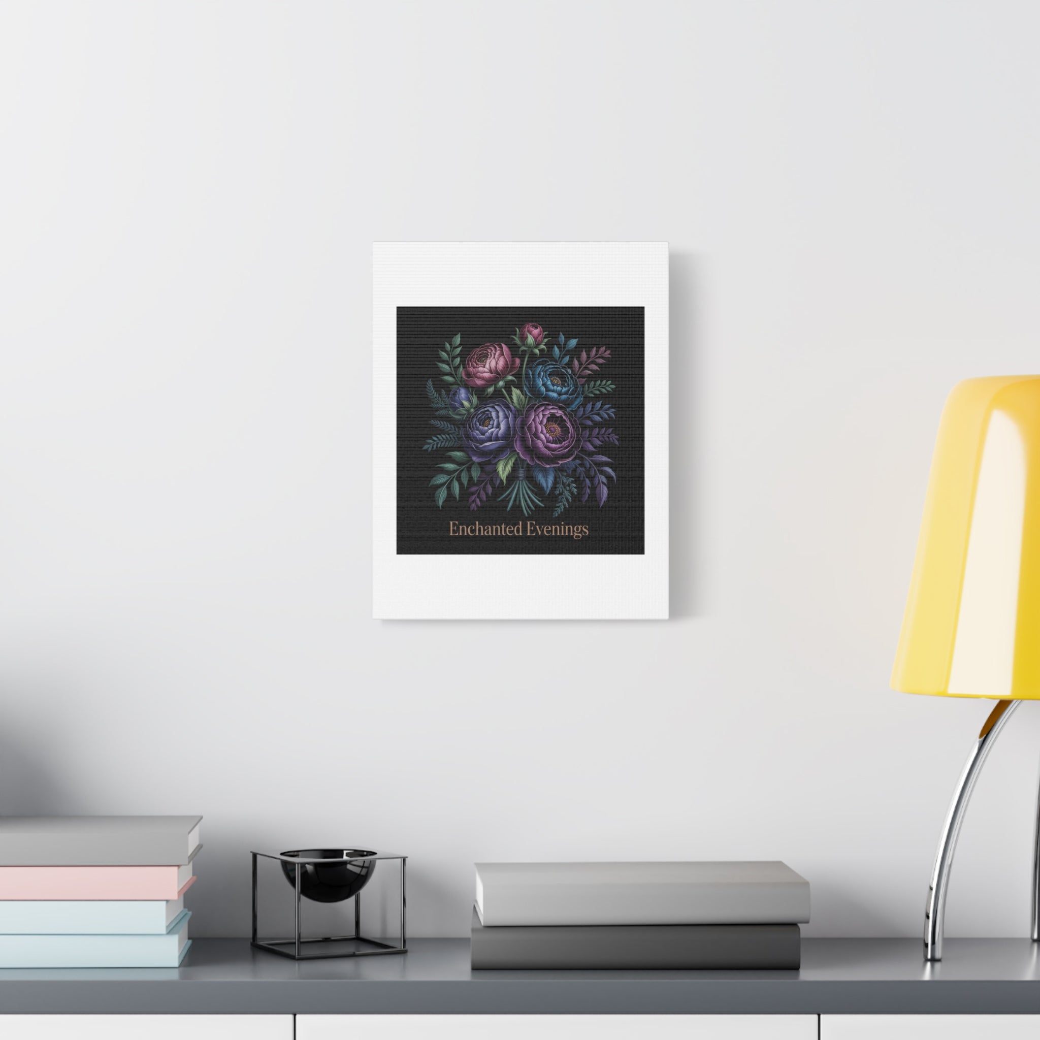 Moody Rose Bouquet Canvas | Matte Stretched Wall Art