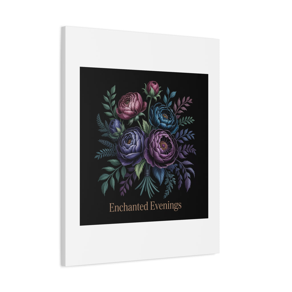 Moody Rose Bouquet Canvas | Matte Stretched Wall Art