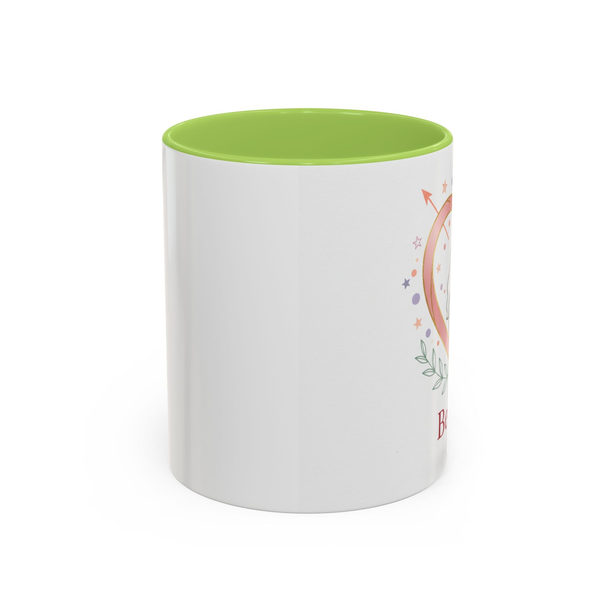 Be Mine Heart Couple Accent Coffee Mug — Romantic Valentine’s Gift (11/15oz)