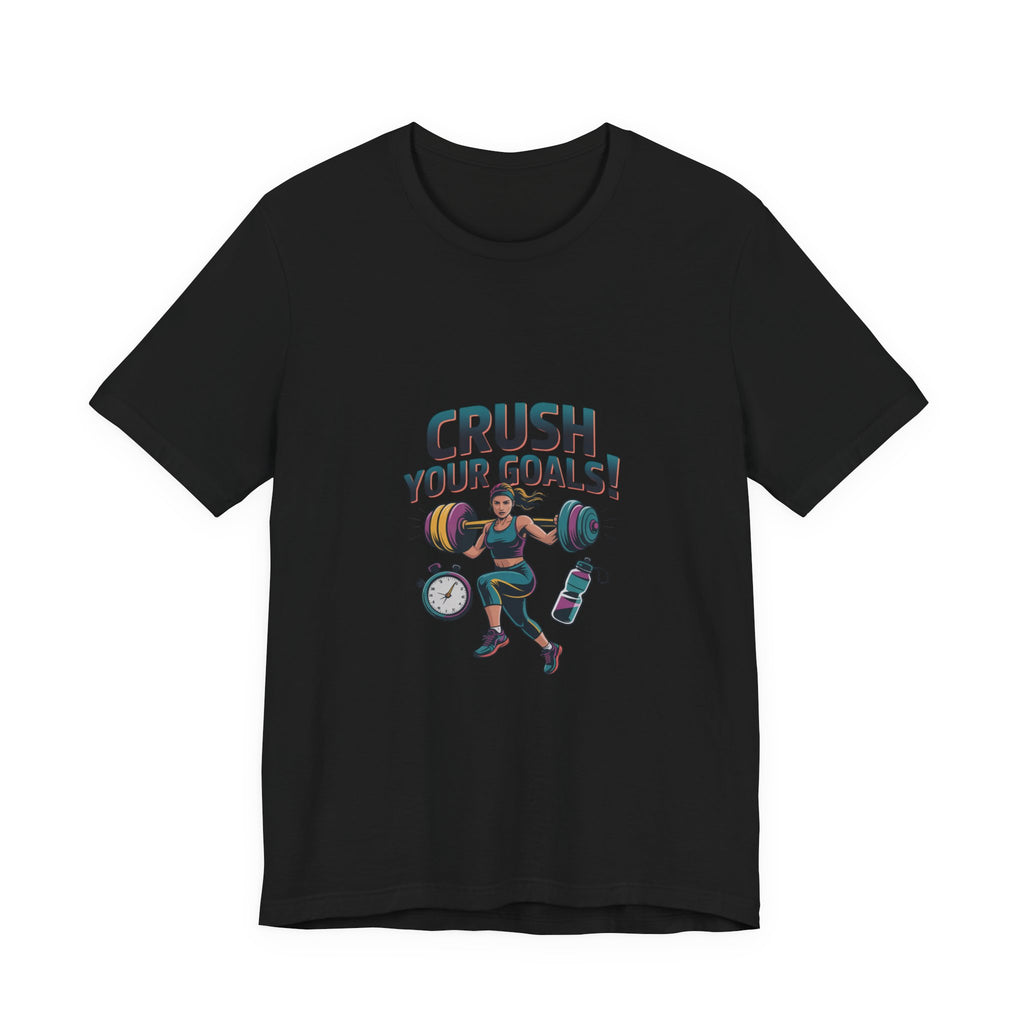 Crush Your Goals T-Shirt | New Year Workout Shirt, Gym Motivation