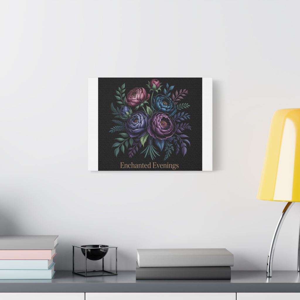 Moody Rose Bouquet Canvas | Matte Stretched Wall Art