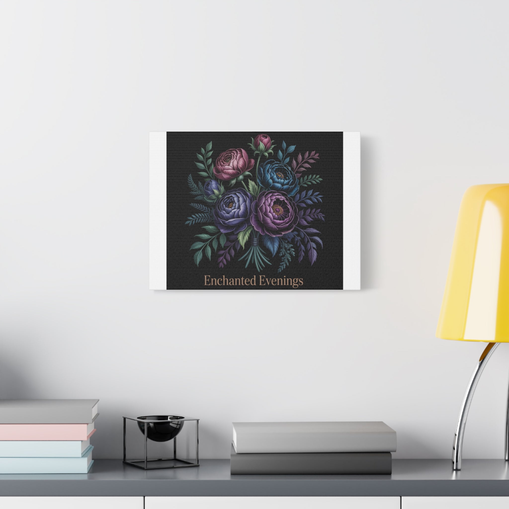 Moody Rose Bouquet Canvas | Matte Stretched Wall Art