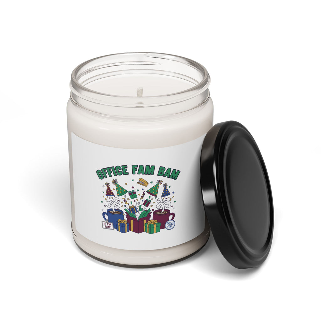 Office Fam Bah Candle | Festive Office Party | Secret Santa Humor Soy Candle