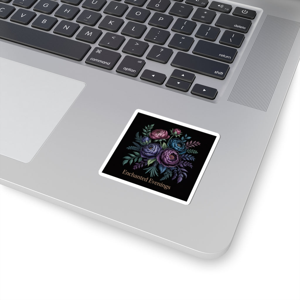 Moody Rose Bouquet Sticker | Dark Floral, Gothic Midnight Bloom