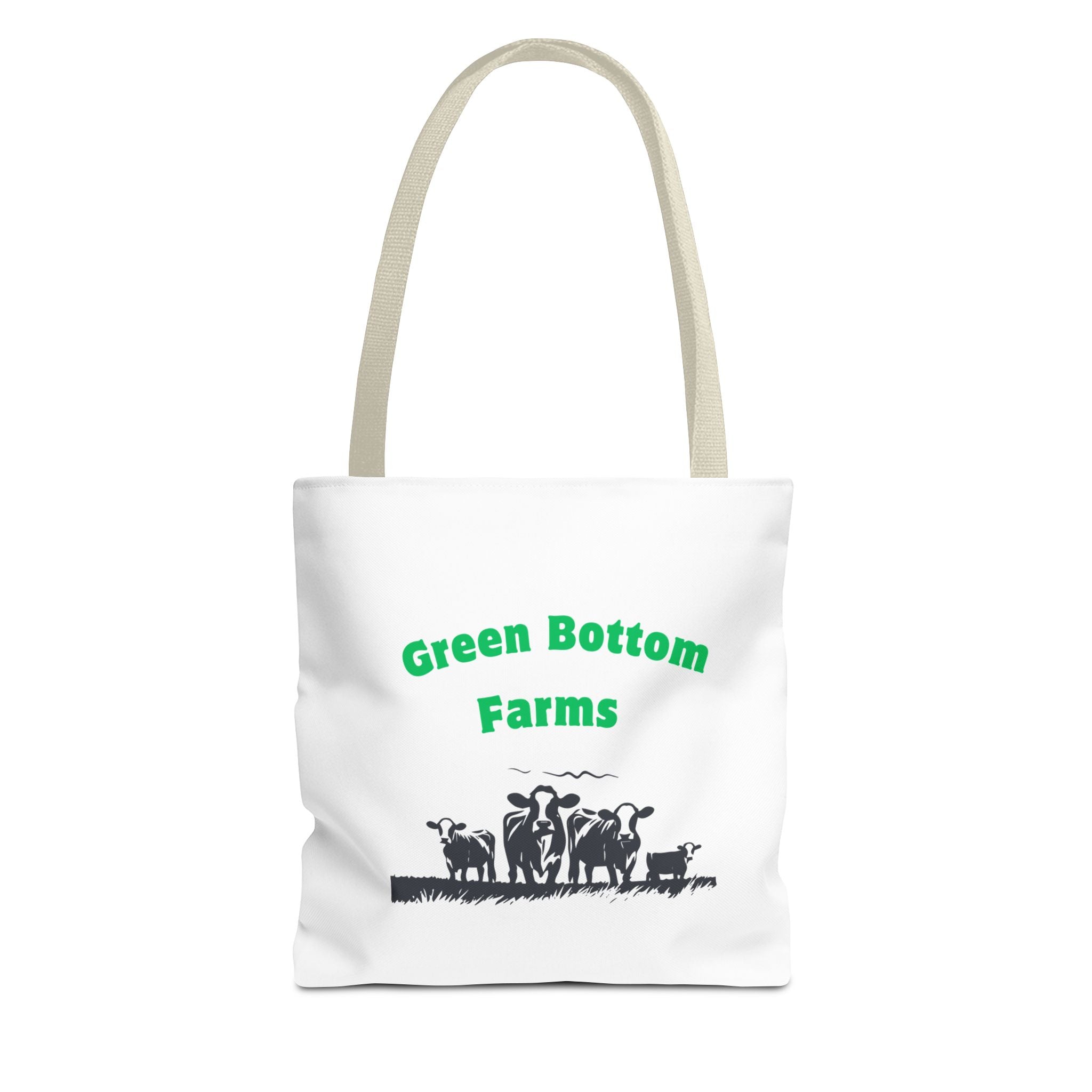 Farm-Themed Tote Bag, Eco-Friendly Shopping Bag, Green Bottom Farms, Gift for Farmers, Barnyard Animals