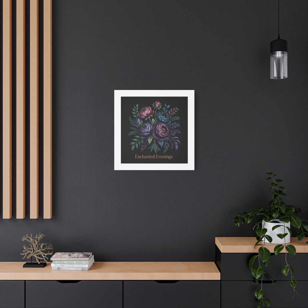 Moody Rose Bouquet Canvas | Matte Stretched Wall Art
