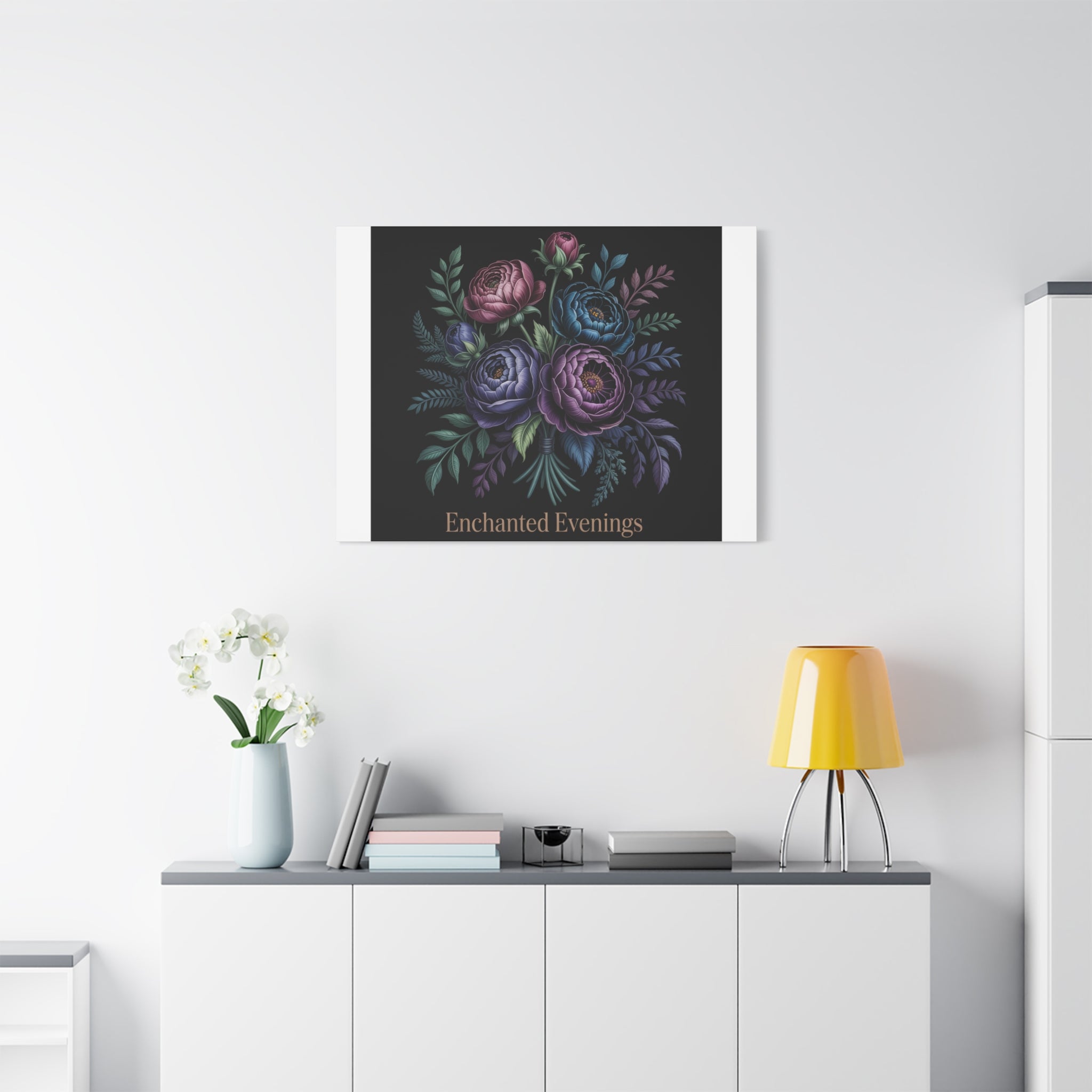 Moody Rose Bouquet Canvas | Matte Stretched Wall Art