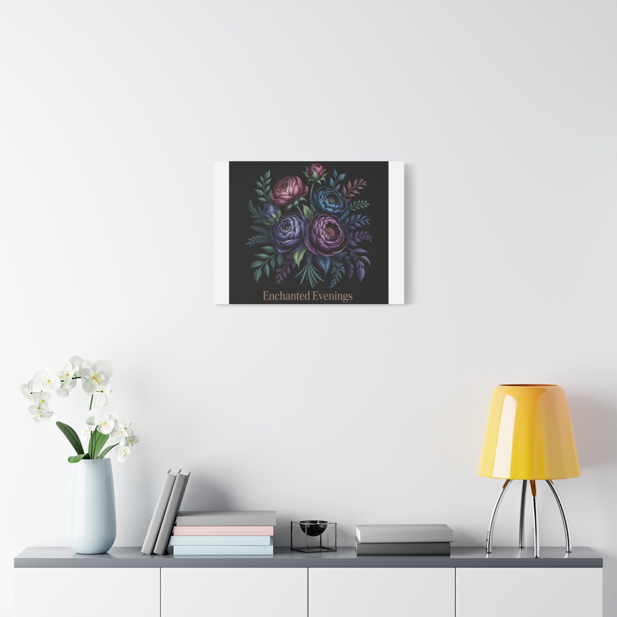 Moody Rose Bouquet Canvas | Matte Stretched Wall Art
