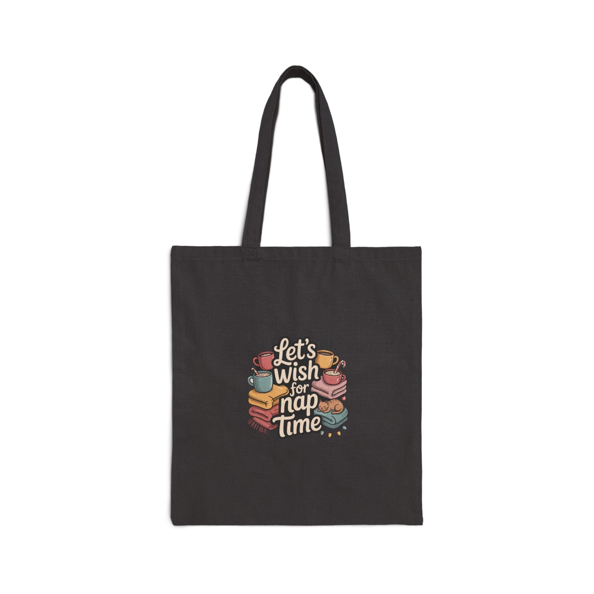 “Let’s Wish for Nap Time” Tote | Holiday Burnout, Introvert Humor