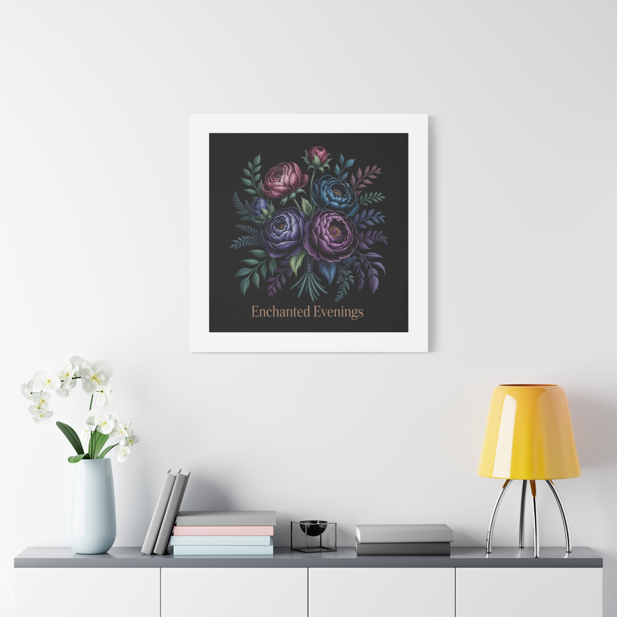 Moody Rose Bouquet Canvas | Matte Stretched Wall Art
