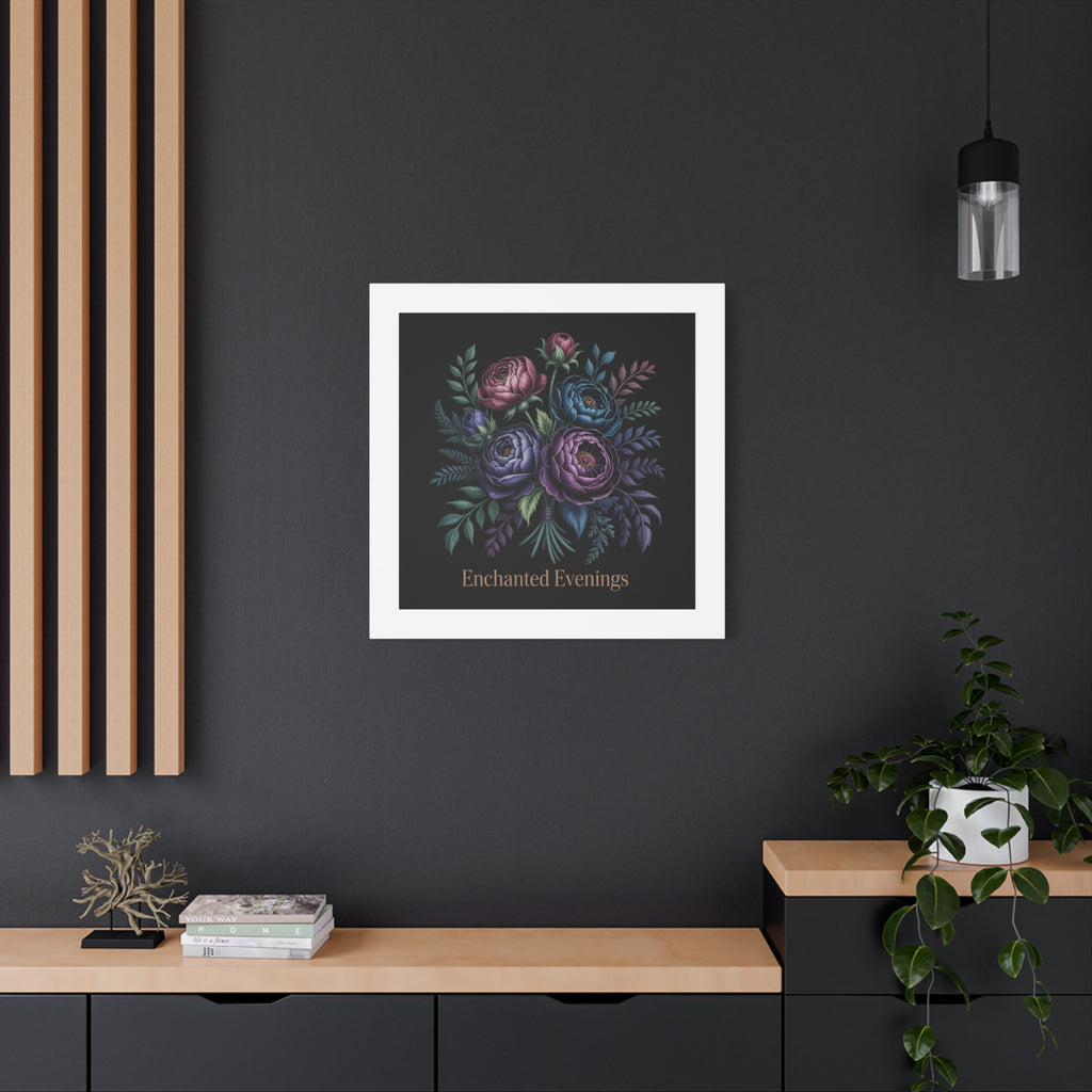 Moody Rose Bouquet Canvas | Matte Stretched Wall Art