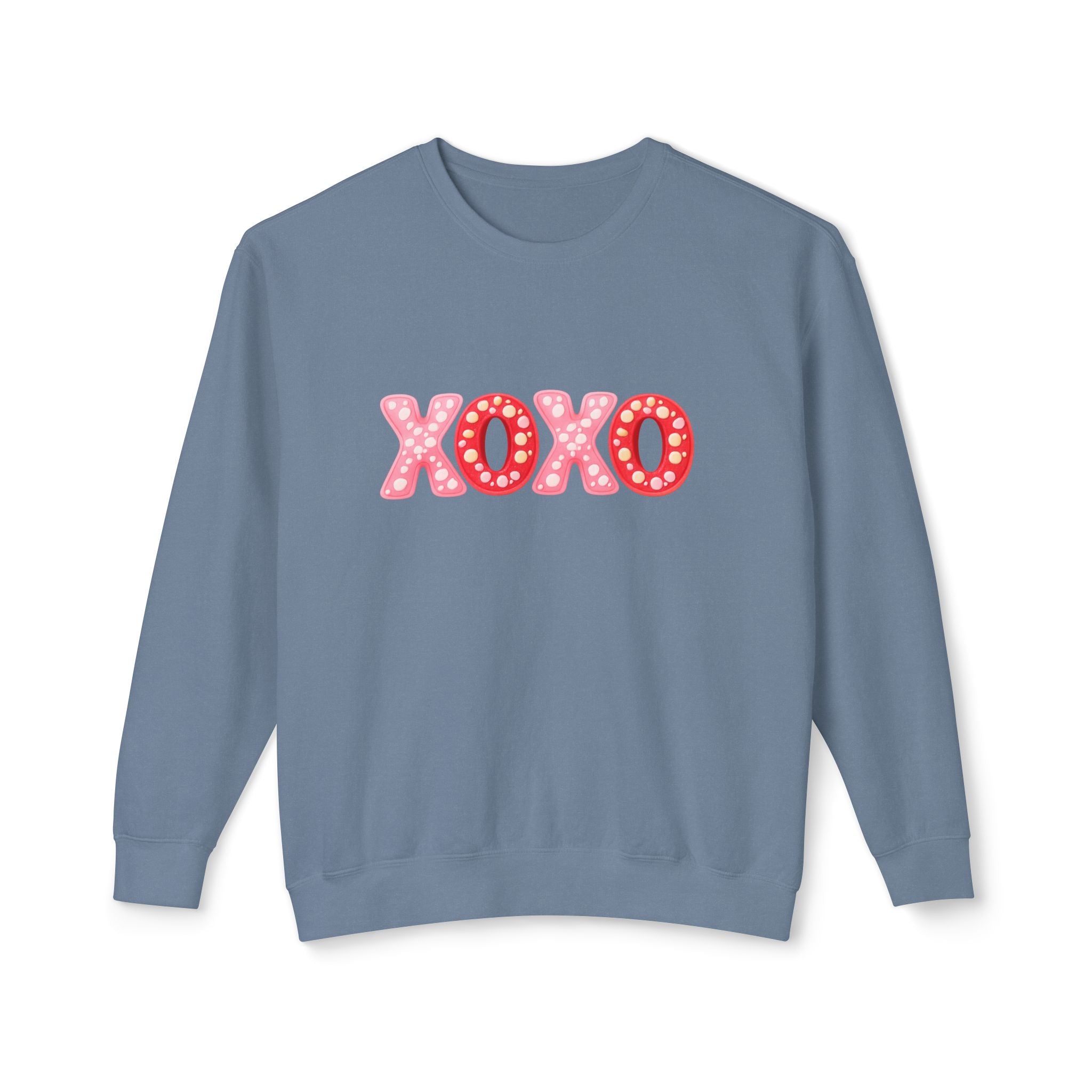 XOXO Heart Dots Crewneck Sweatshirt