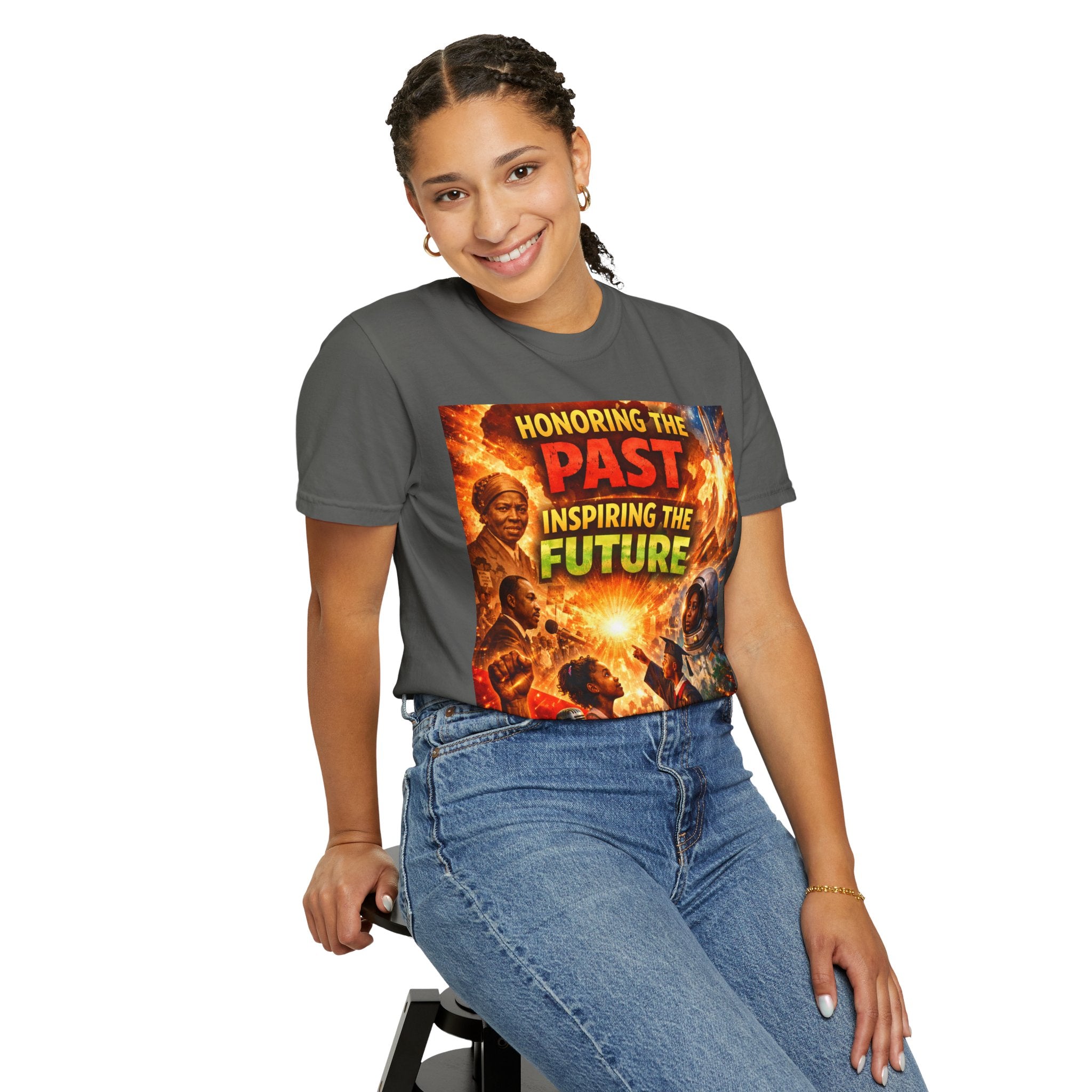 Black History Tribute T-Shirt — "Honoring the Past, Inspiring the Future"