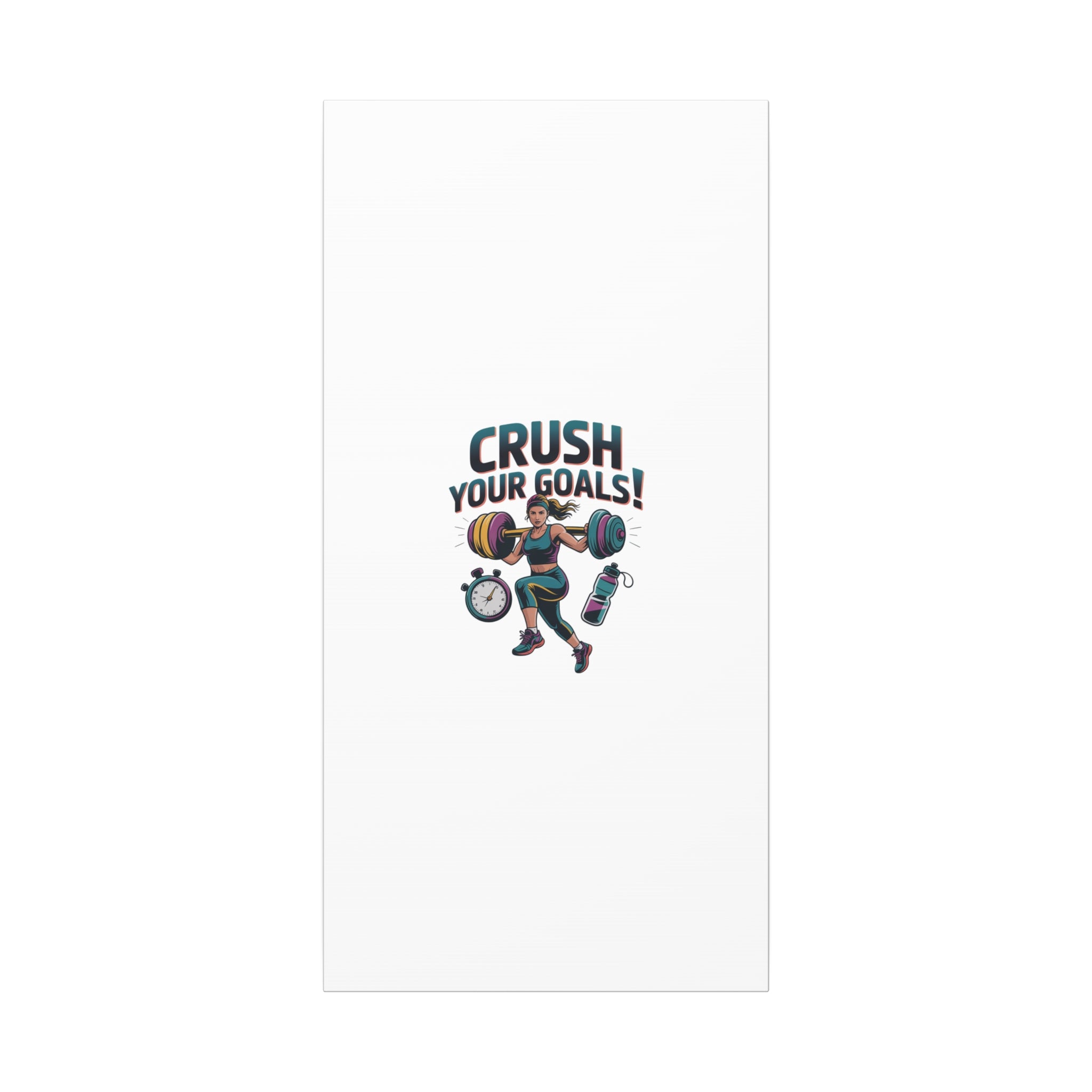 Crush Your Goals Fitness Artwork | Canvas