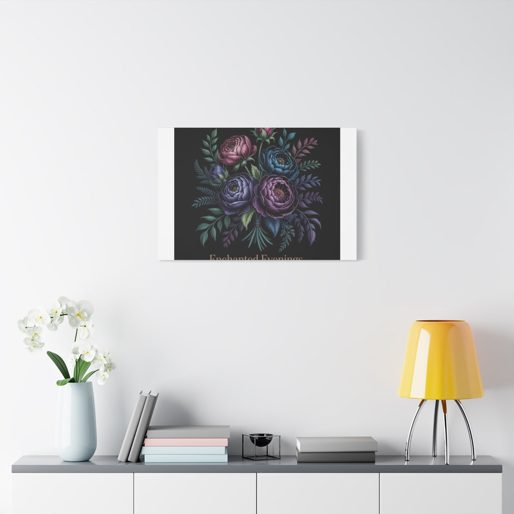 Moody Rose Bouquet Canvas | Matte Stretched Wall Art