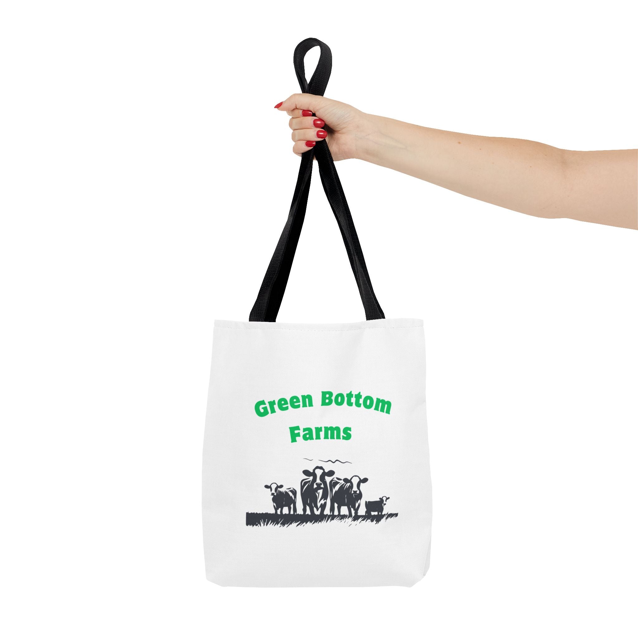 Farm-Themed Tote Bag, Eco-Friendly Shopping Bag, Green Bottom Farms, Gift for Farmers, Barnyard Animals
