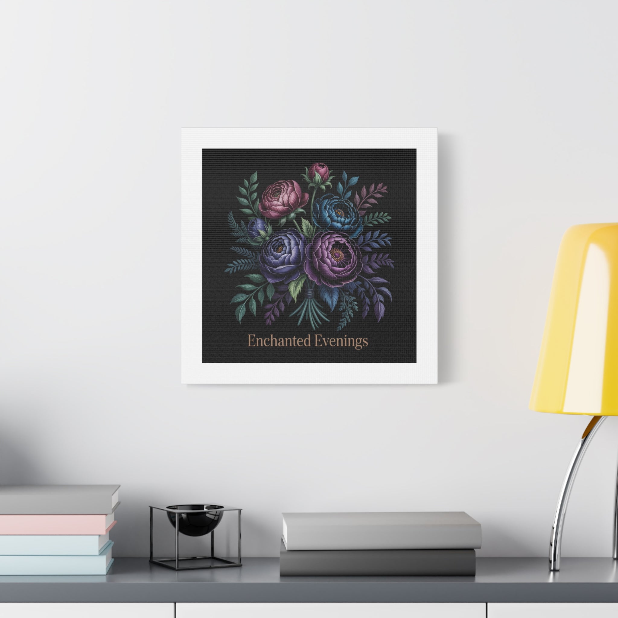 Moody Rose Bouquet Canvas | Matte Stretched Wall Art