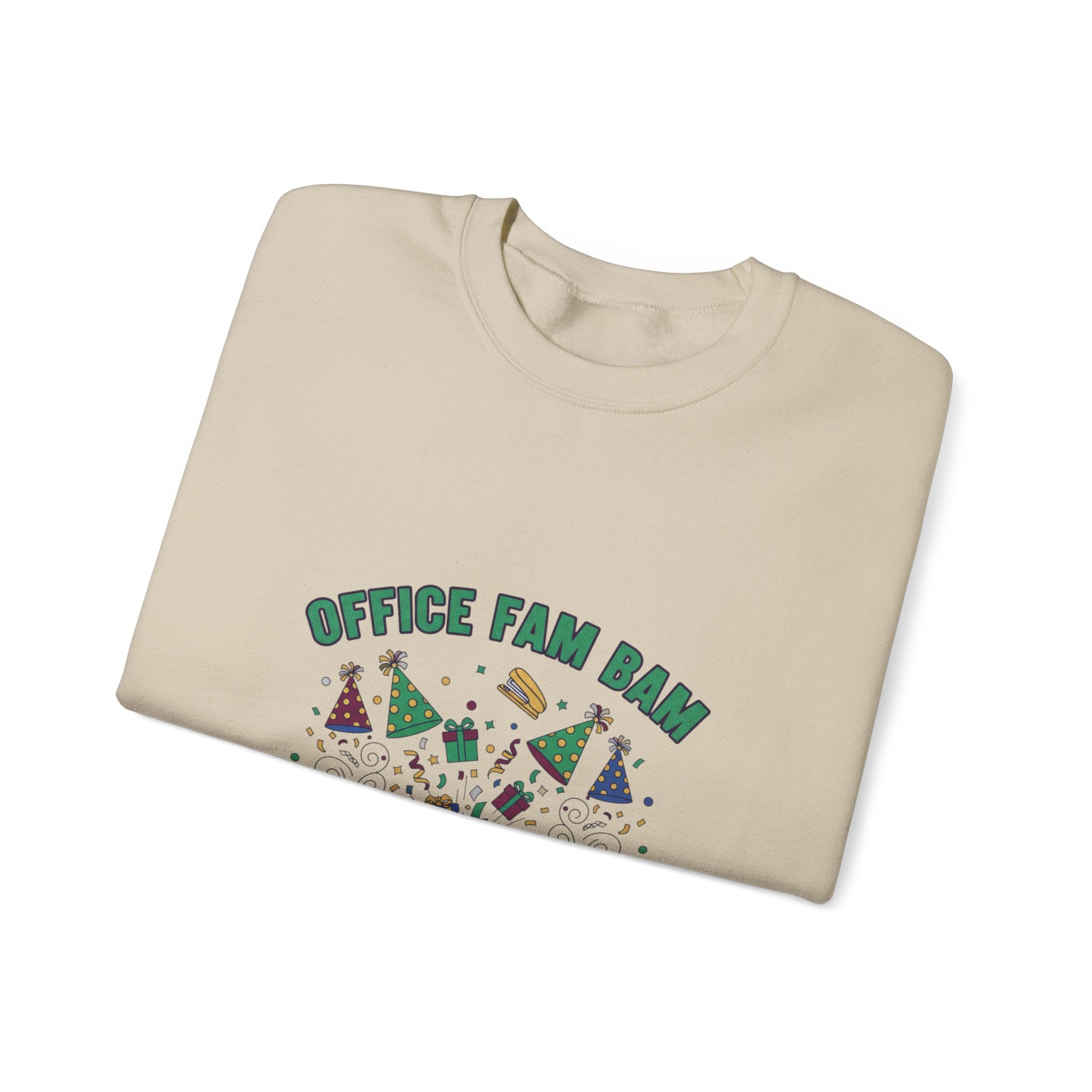 Office Fam Ram Crewneck Sweatshirt | Secret Santa, Office Party Humor