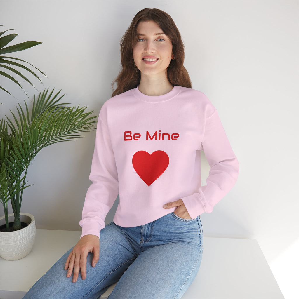 Be Mine Heart Crewneck Sweatshirt