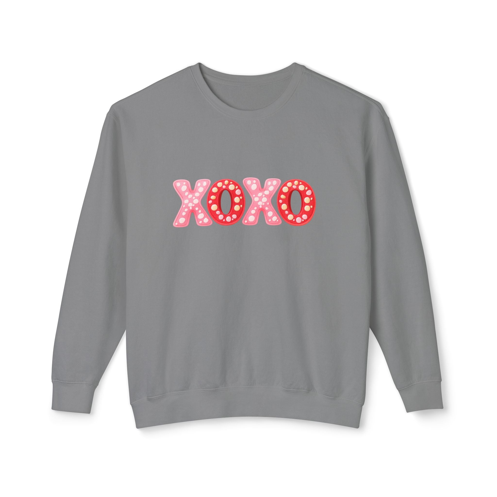XOXO Heart Dots Crewneck Sweatshirt