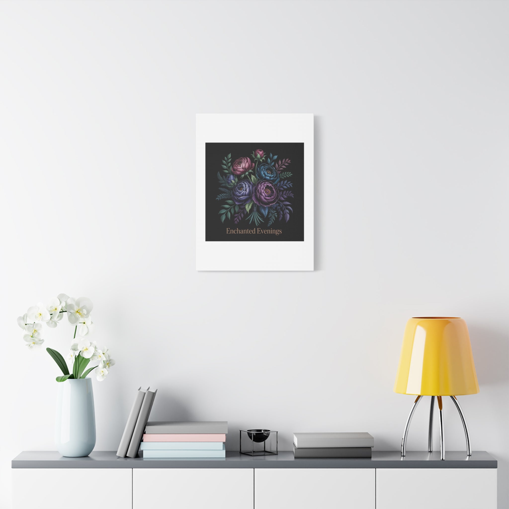 Moody Rose Bouquet Canvas | Matte Stretched Wall Art