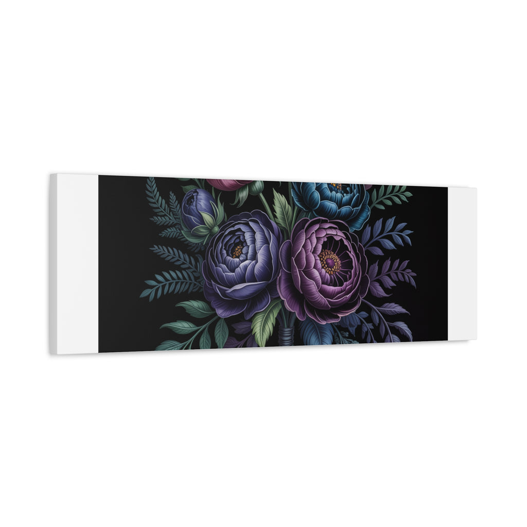 Moody Rose Bouquet Canvas | Matte Stretched Wall Art
