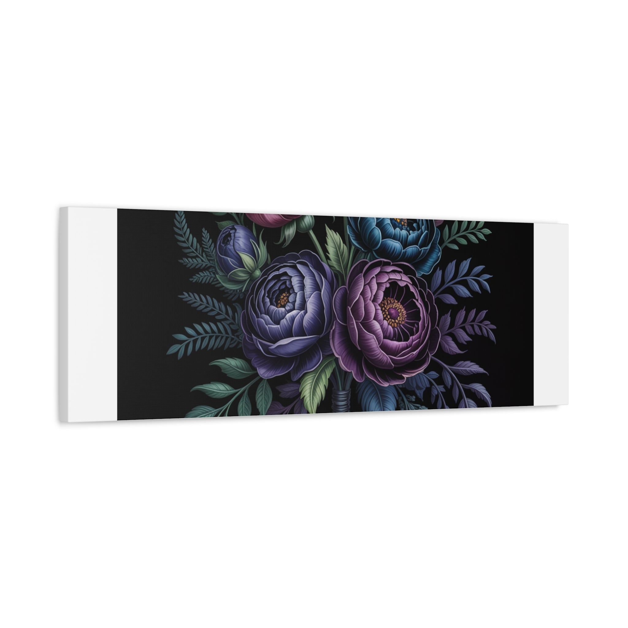 Moody Rose Bouquet Canvas | Matte Stretched Wall Art