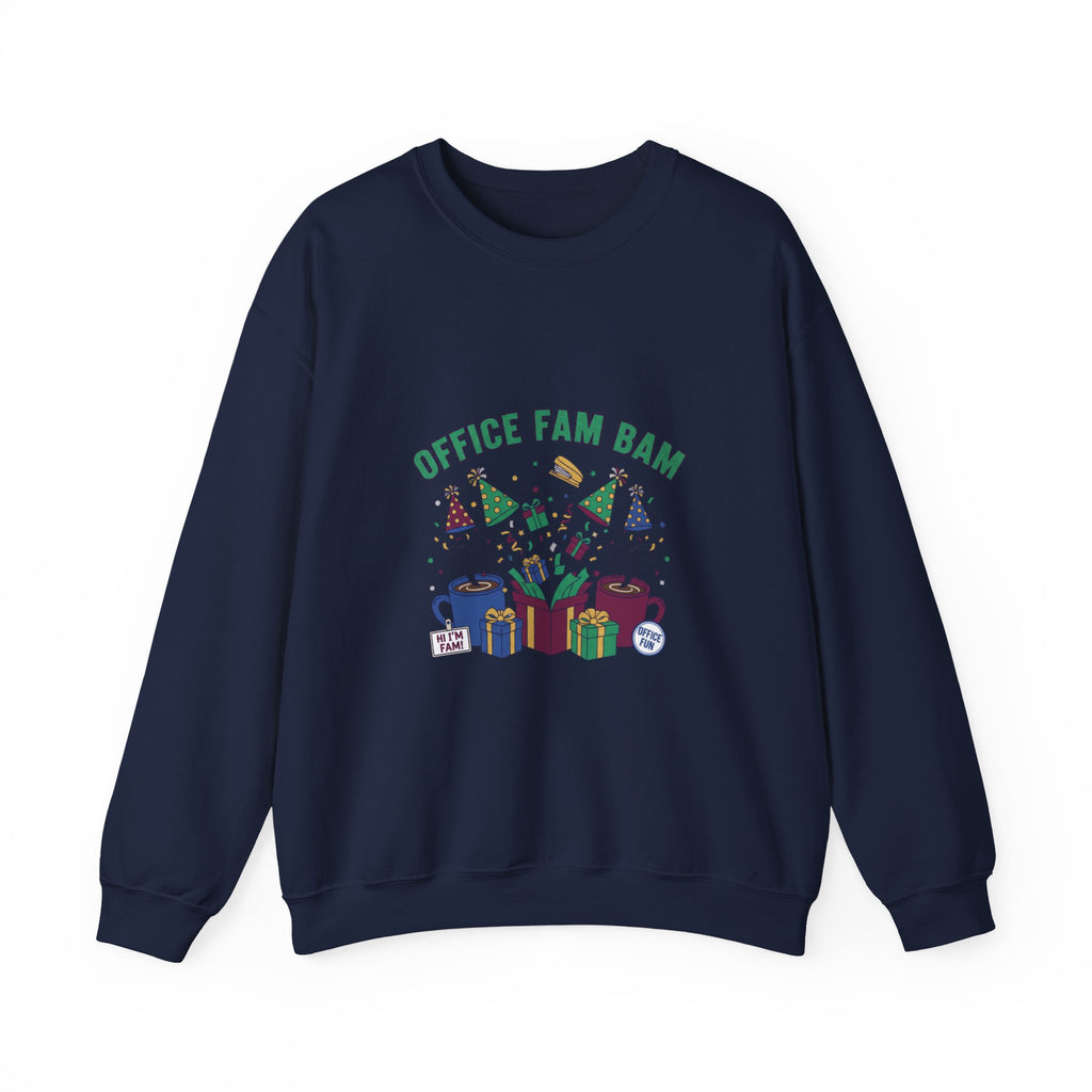 Office Fam Ram Crewneck Sweatshirt | Secret Santa, Office Party Humor