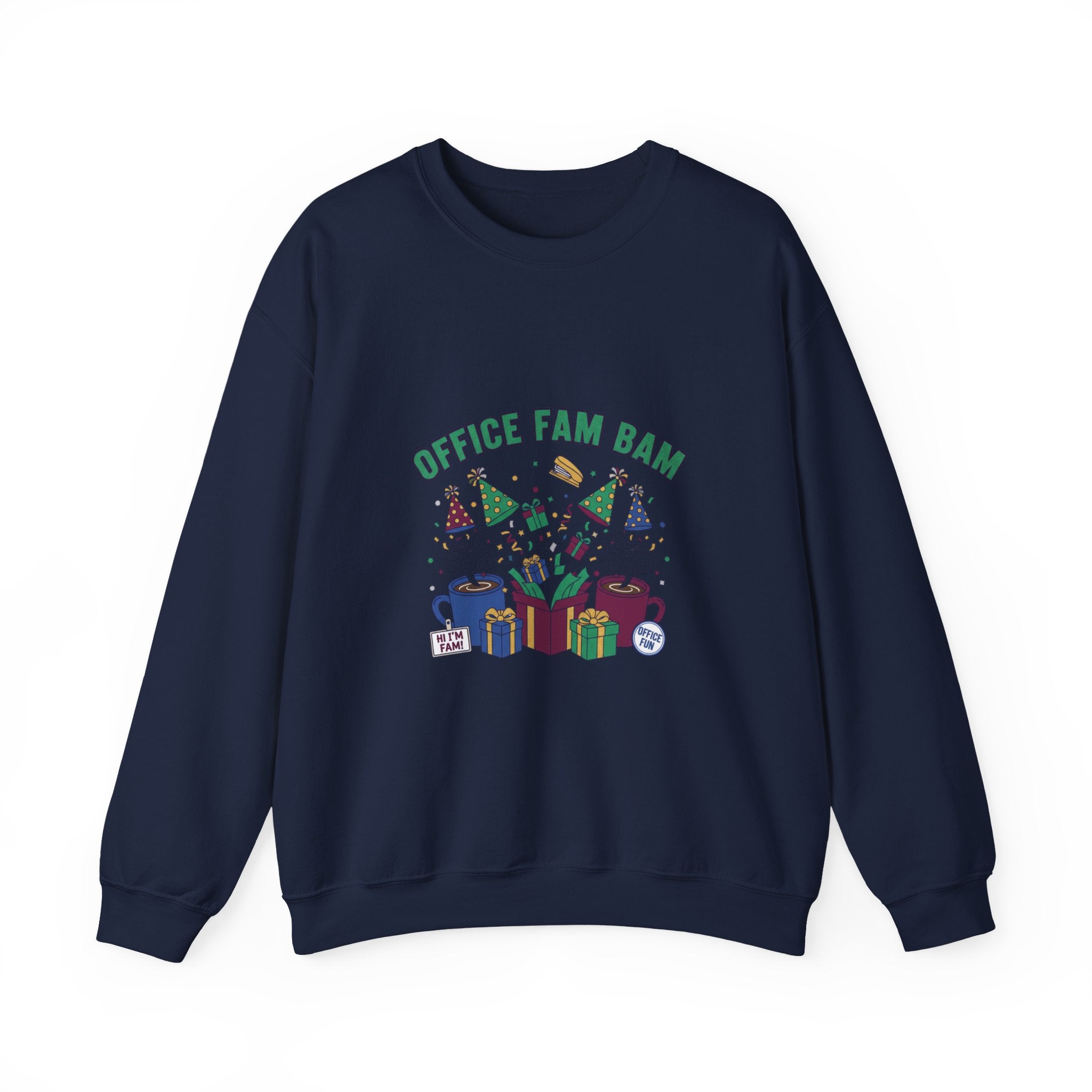 Office Fam Ram Crewneck Sweatshirt | Secret Santa, Office Party Humor