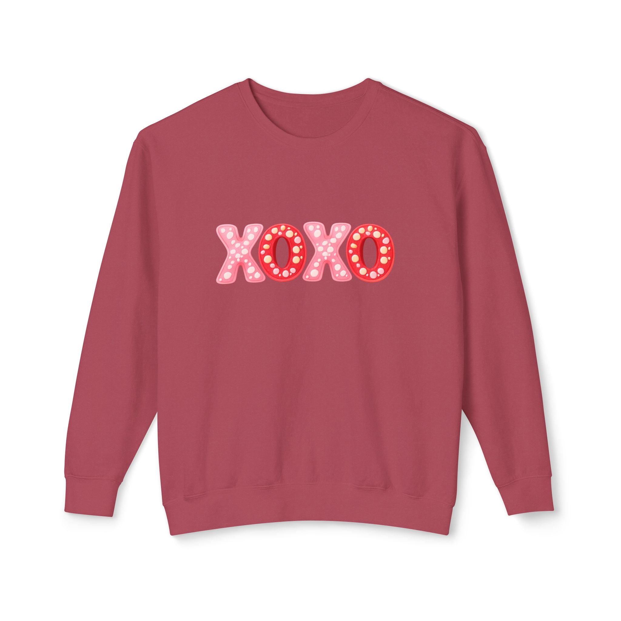 XOXO Heart Dots Crewneck Sweatshirt