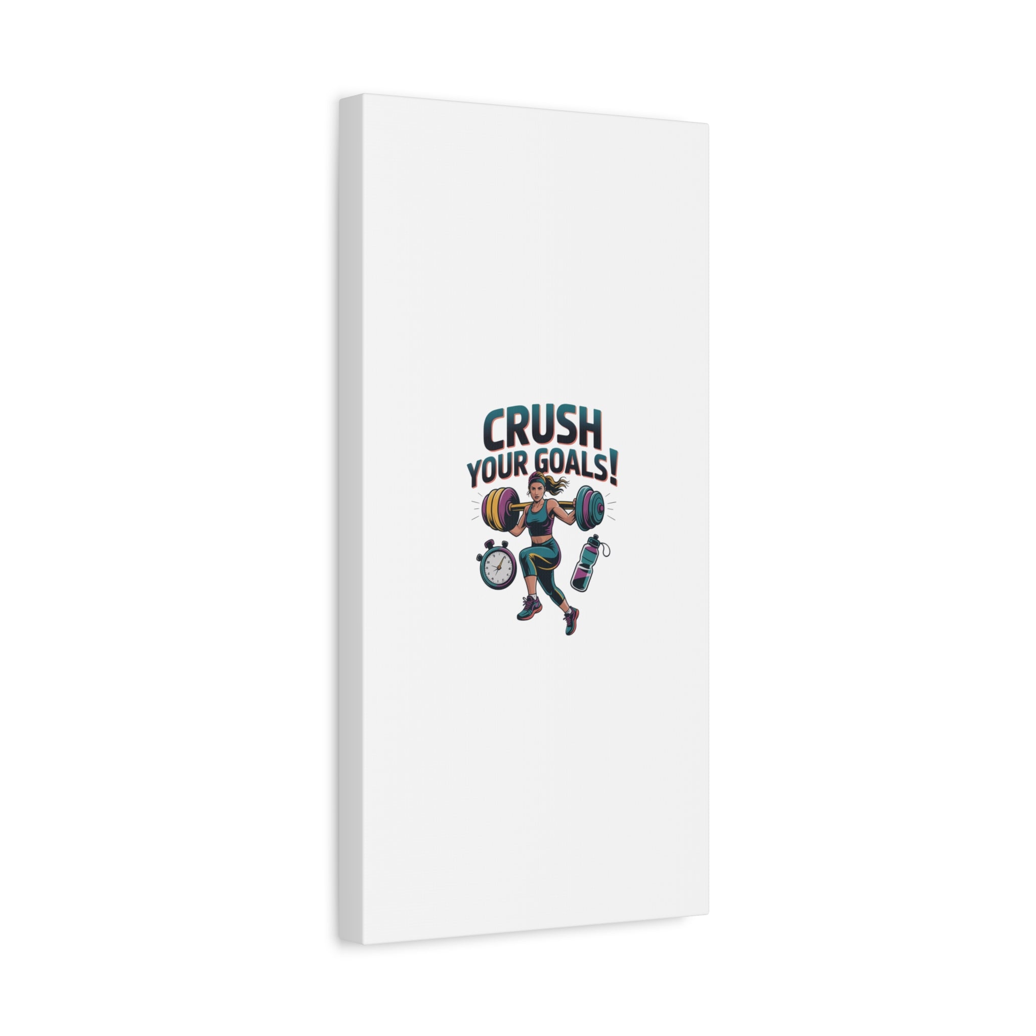 Crush Your Goals Fitness Artwork | Canvas
