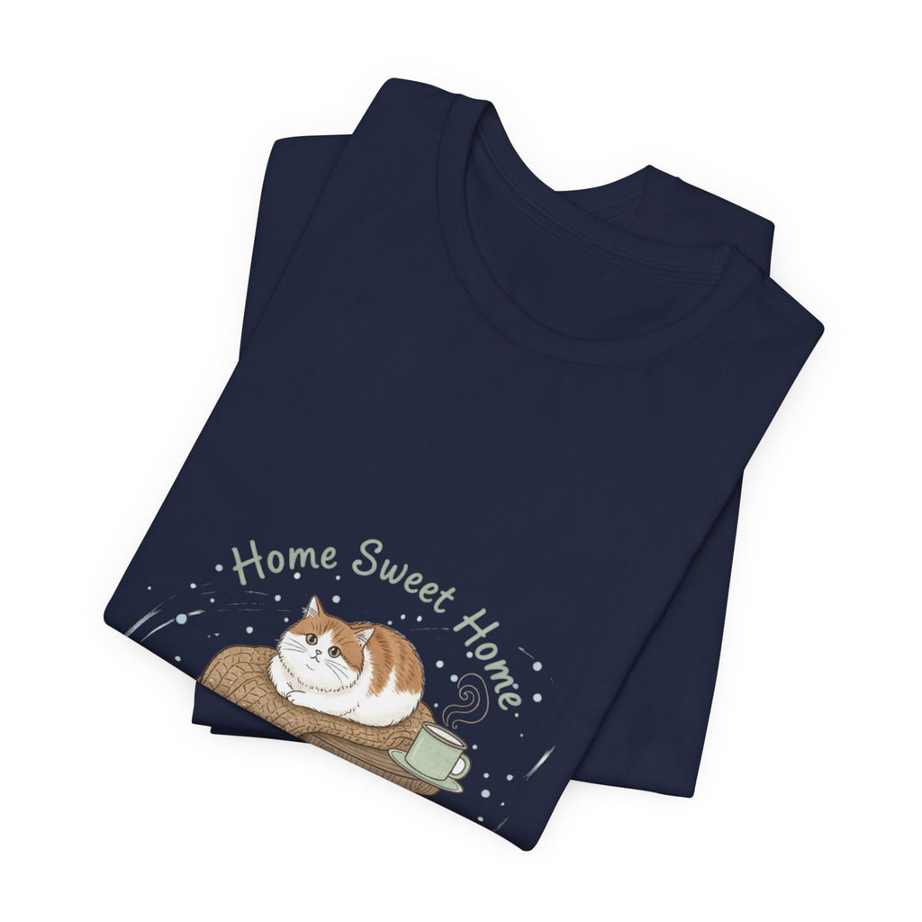 Home Sweet Homebody Tee | cozy winter shirt, book lover design