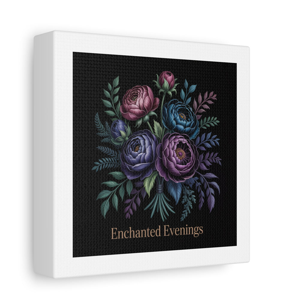 Moody Rose Bouquet Canvas | Matte Stretched Wall Art